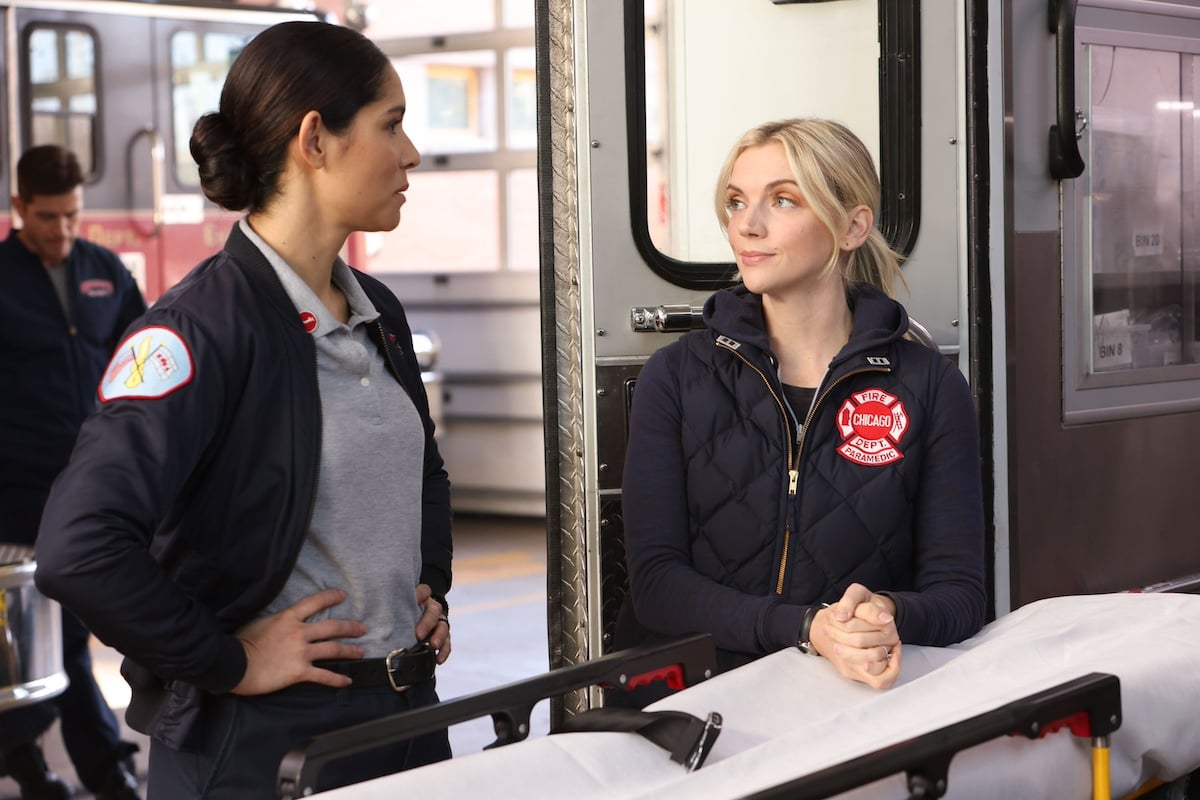 Stella Kidd talking to Sylvie Brett in 'Chicago FIre' Season 12 premiere