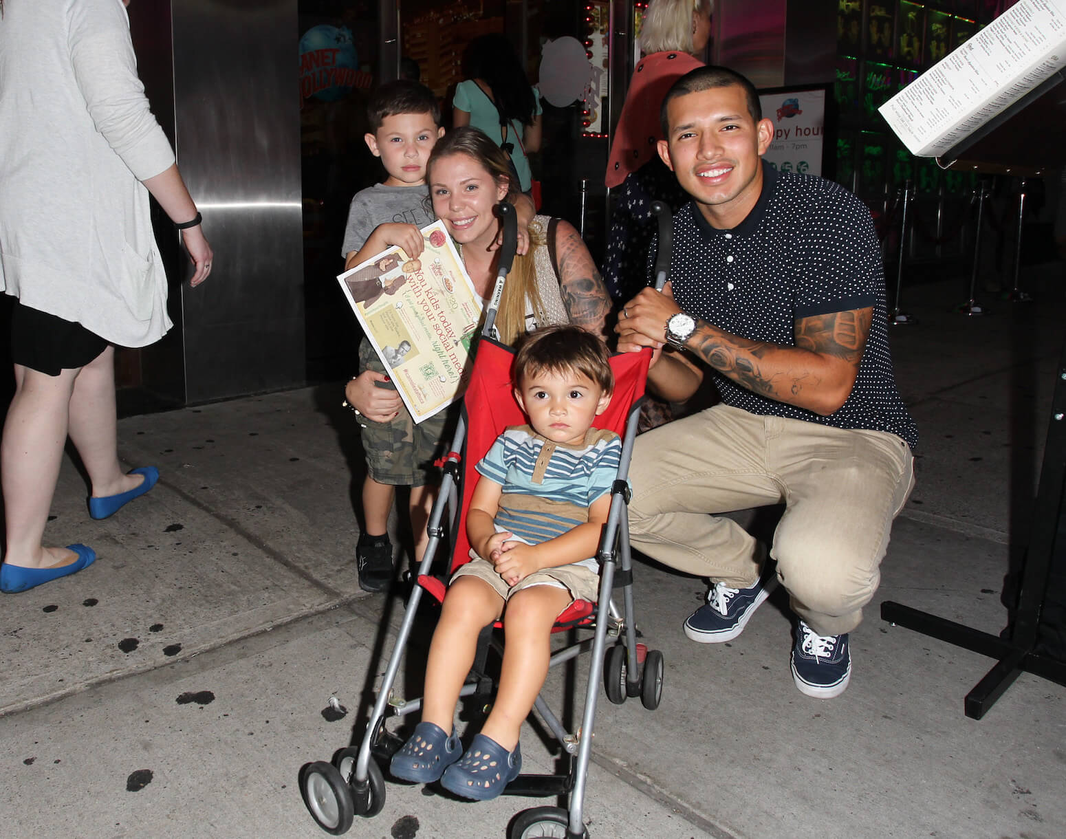 'Teen Mom 2' star Kailyn Lowry and Javi Marroquin with sons Lincoln and Isaac