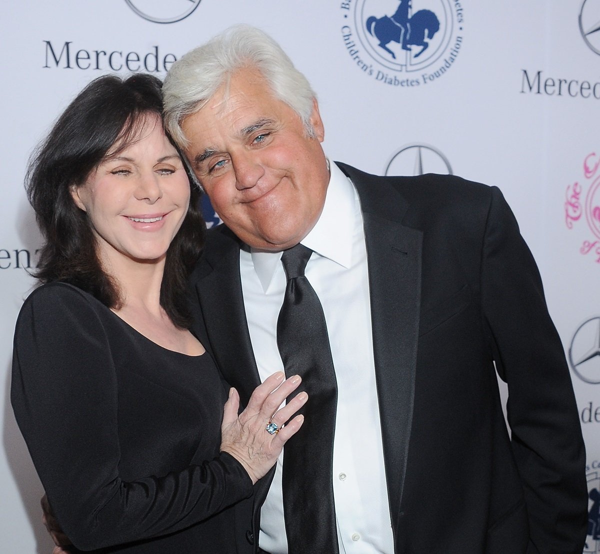 Mavis Leno and Jay Leno arrive at  the 2014 Carousel Of Hope Ball Presented By Mercedes-Benz at The Beverly Hilton Hotel on October 11, 2014