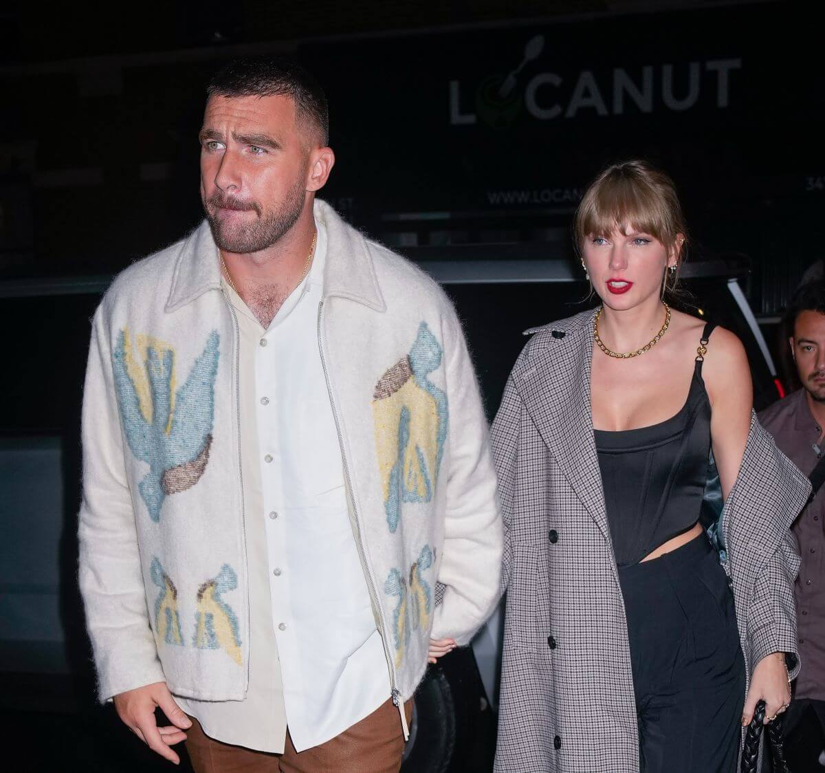 Travis Kelce and Taylor Swift arrive at 'SNL' Afterparty in New York City
