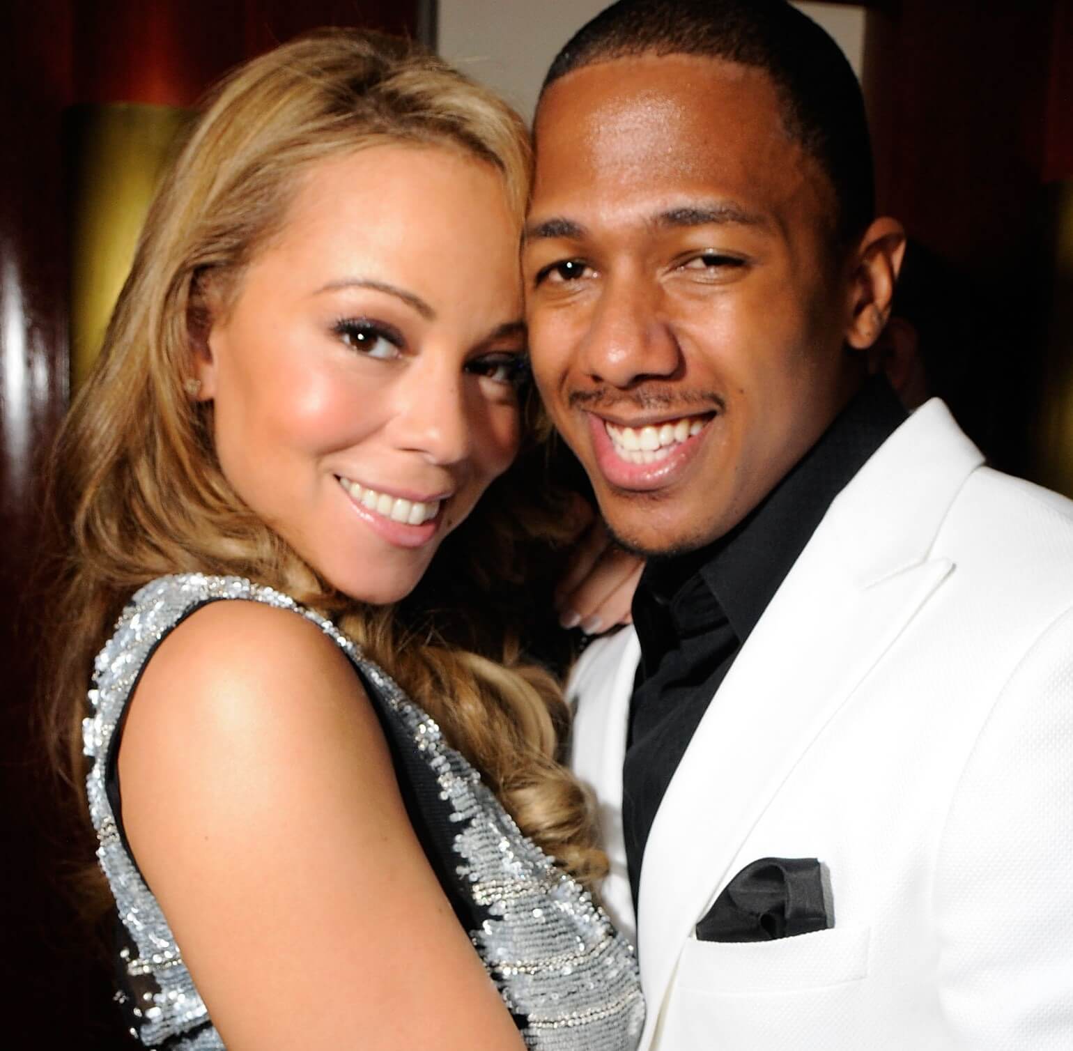 "Touch My Body" singer Mariah Carey with Nick Cannon