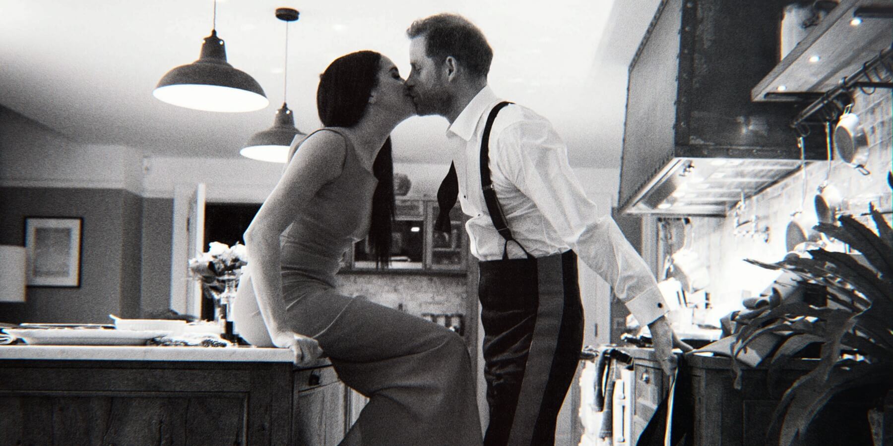 Meghan Markle and Prince Harry photographed for their Netflix documentary, 'Harry & Meghan.'