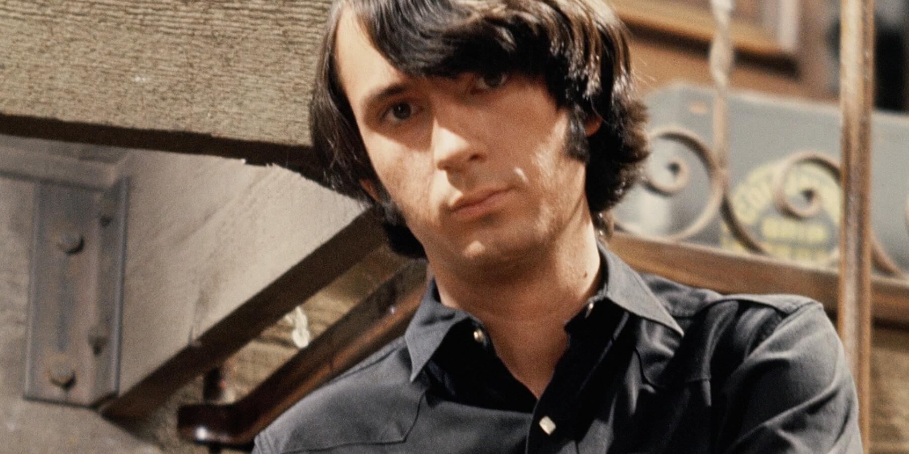 Mike Nesmith on the set of 'The Monkees' in 1967.