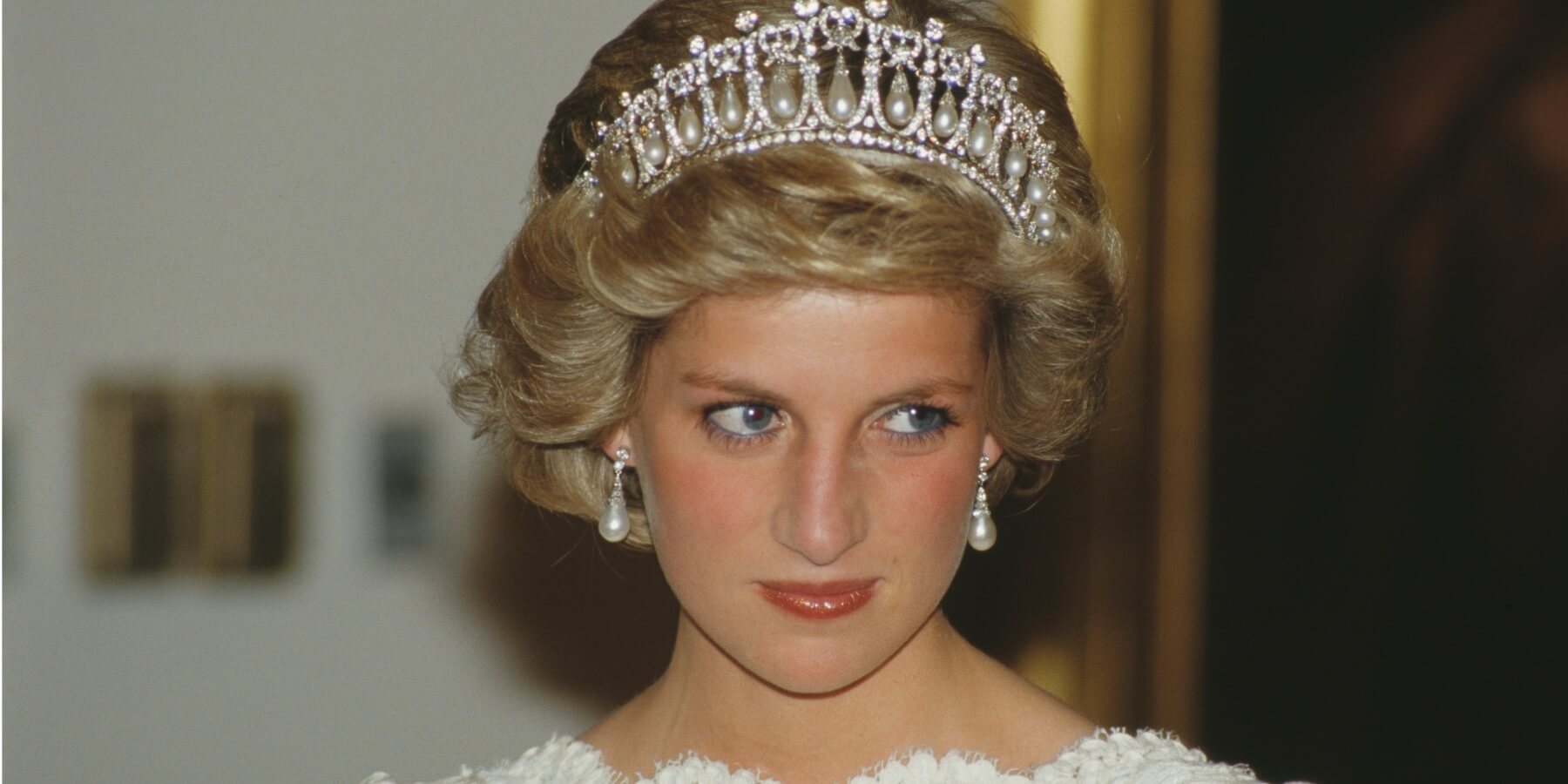 Princess Diana is photographed during a trip to Washington DC in 1985.