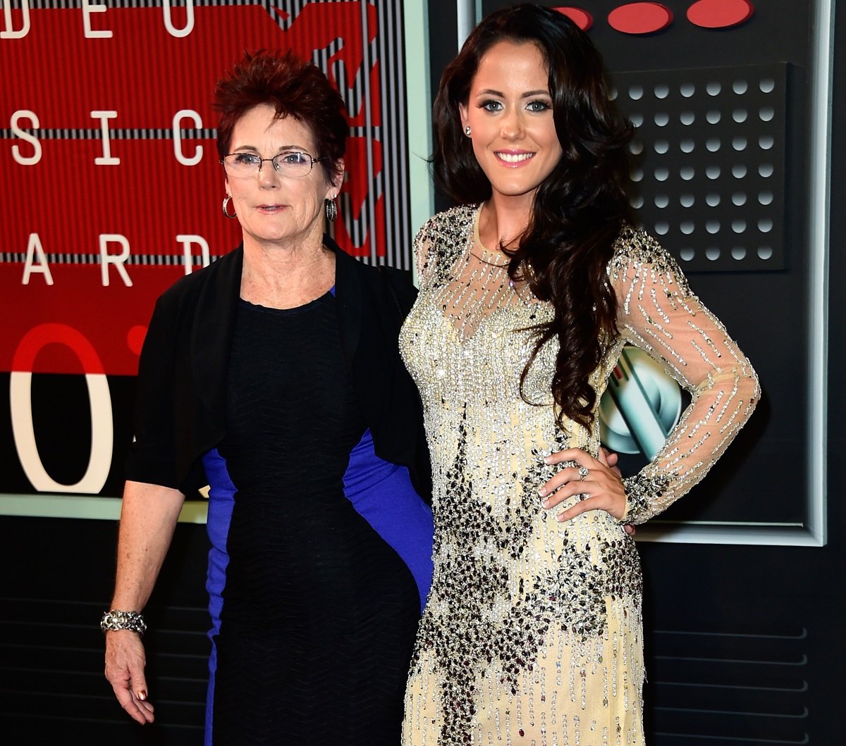 Barbara Evans and Jenelle Evans attend the 2015 MTV Video Music Awards at Microsoft Theater on August 30, 2015 in Los Angeles, California.