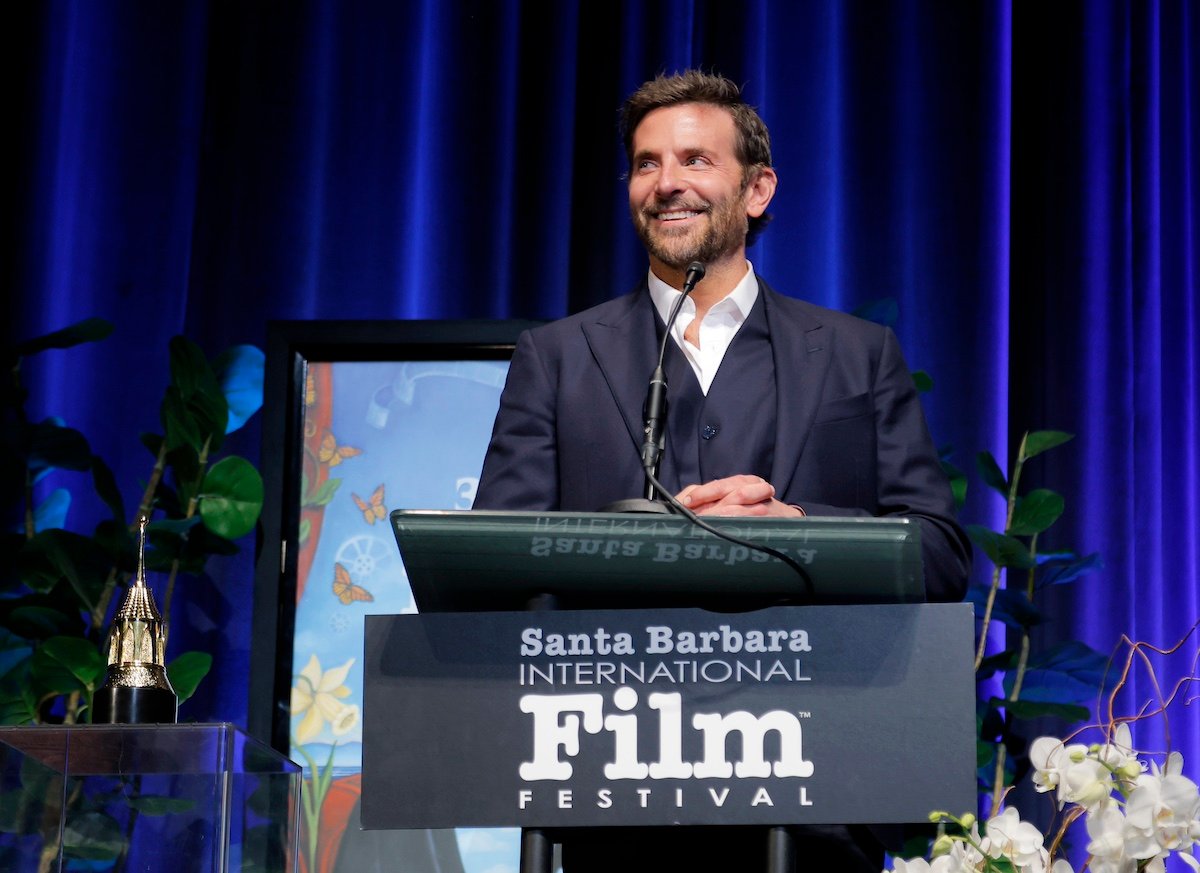 Bradley Cooper speaking at the Santa Barbara International Film Festival