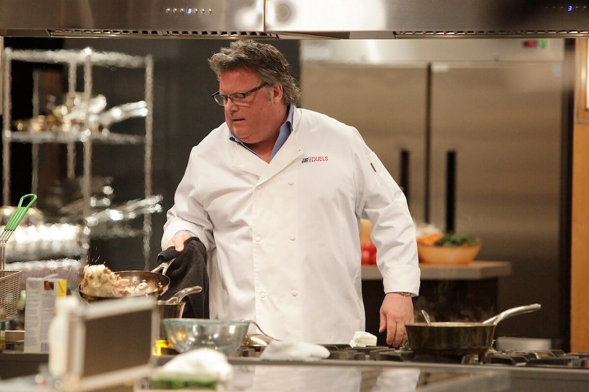 Chef David Burke cooks on season 1 of 'Top Chef Duels'