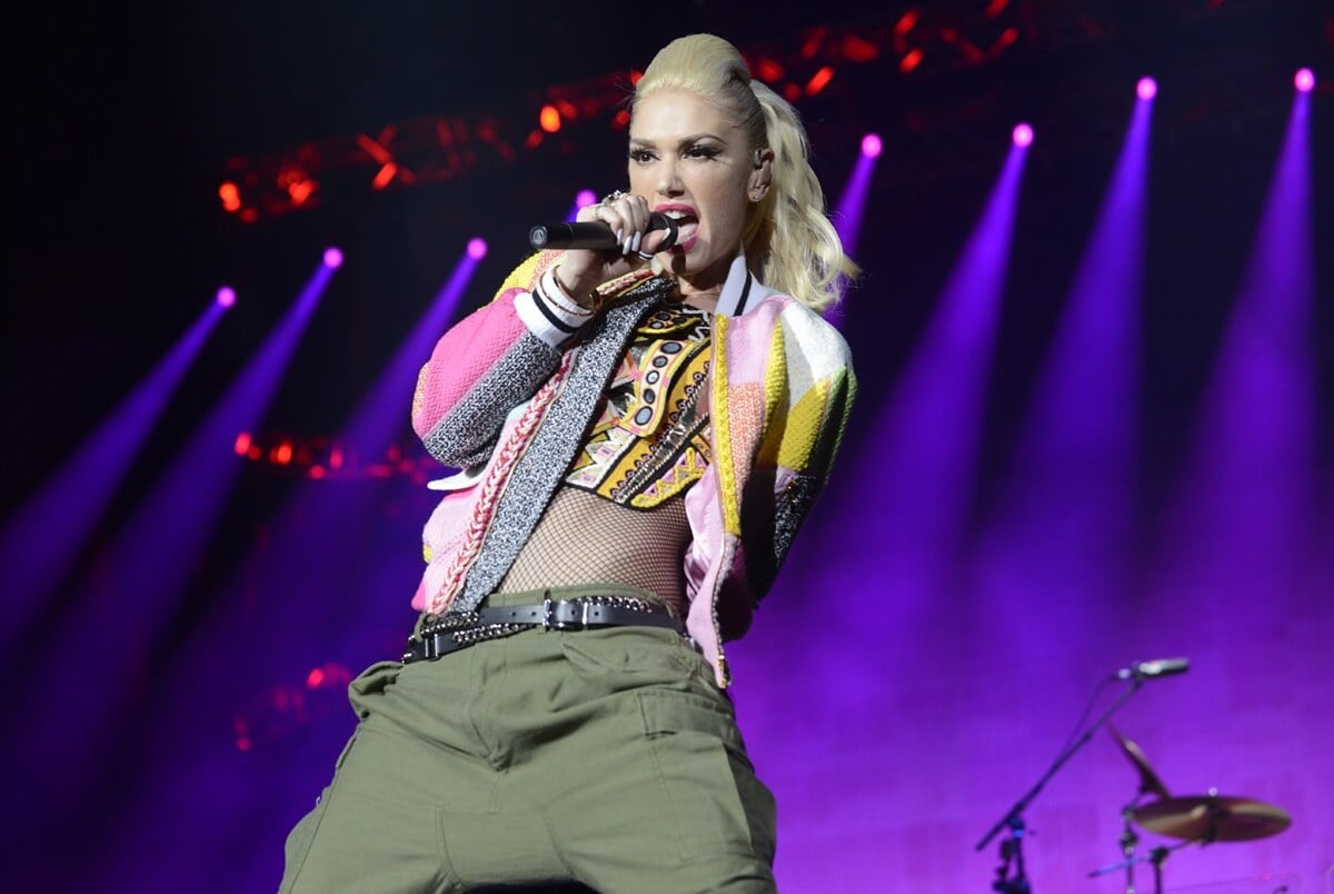 Gwen Stefani performing with band No Doubt during KAABOO Festival 2015 at Del Mar Fairgrounds.
