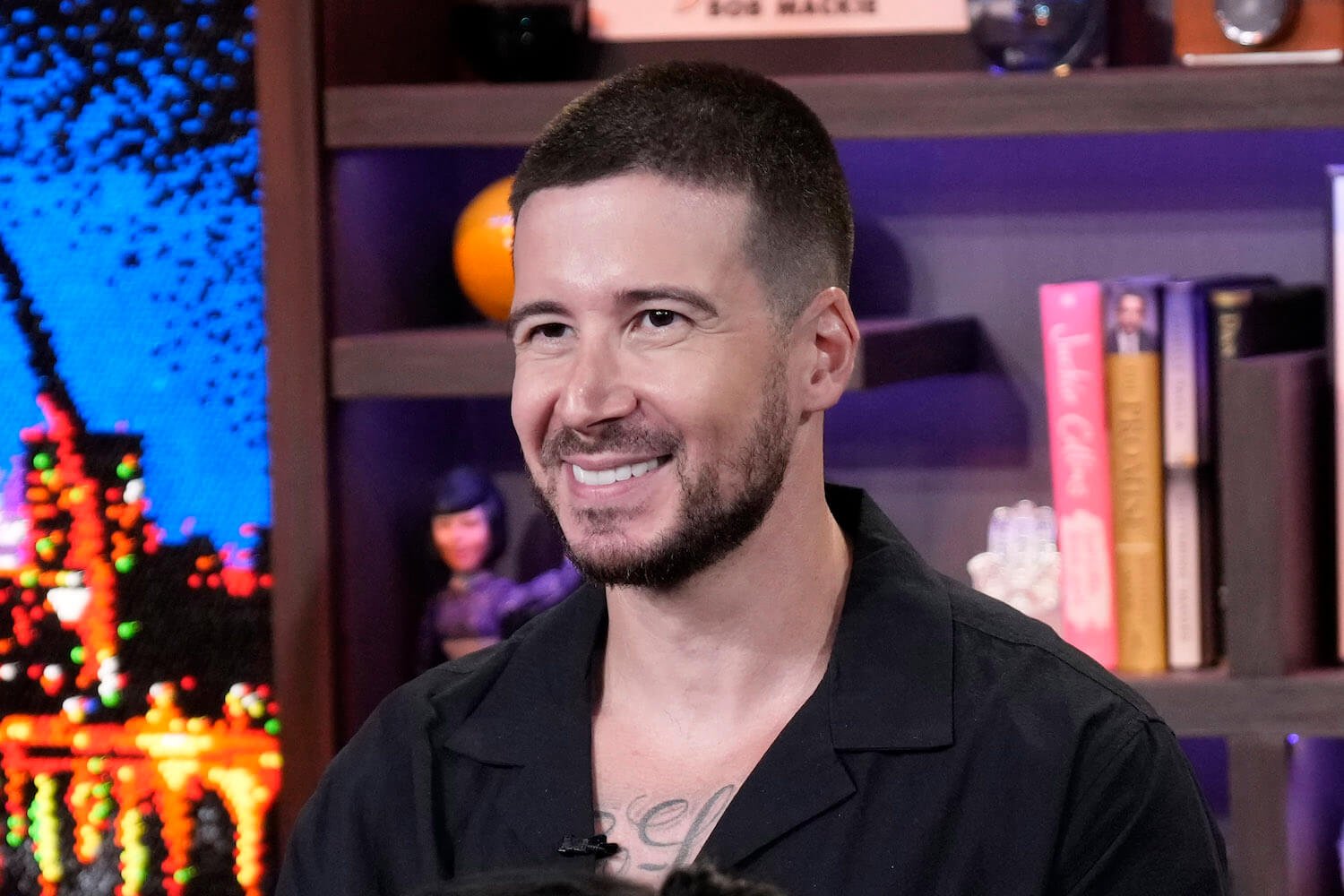 A close-up of Vinny Guadagnino from 'Jersey Shore: Family Vacation' Season 7