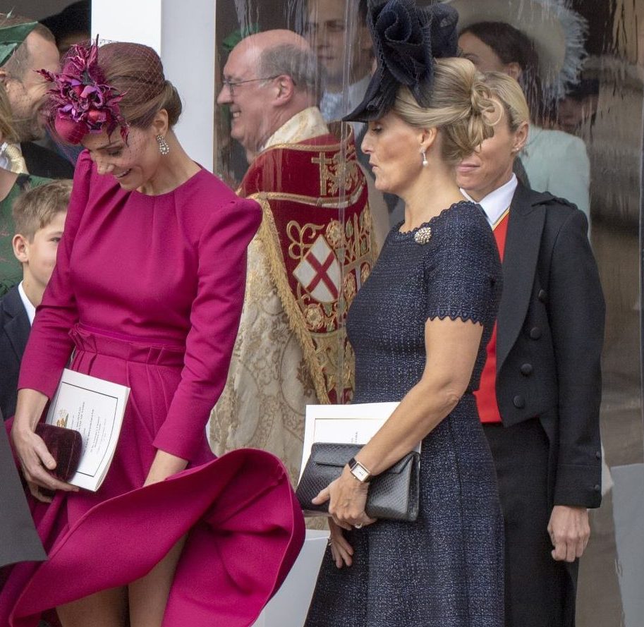 Video Shows Sophie Helping Kate Middleton During Embarrassing Marilyn Monroe Skirt Moment