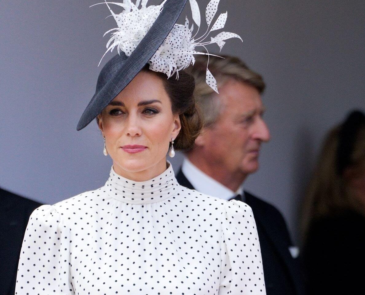 Kate Middleton attends The Order of The Garter service at St. George's Chapel, Windsor Castle