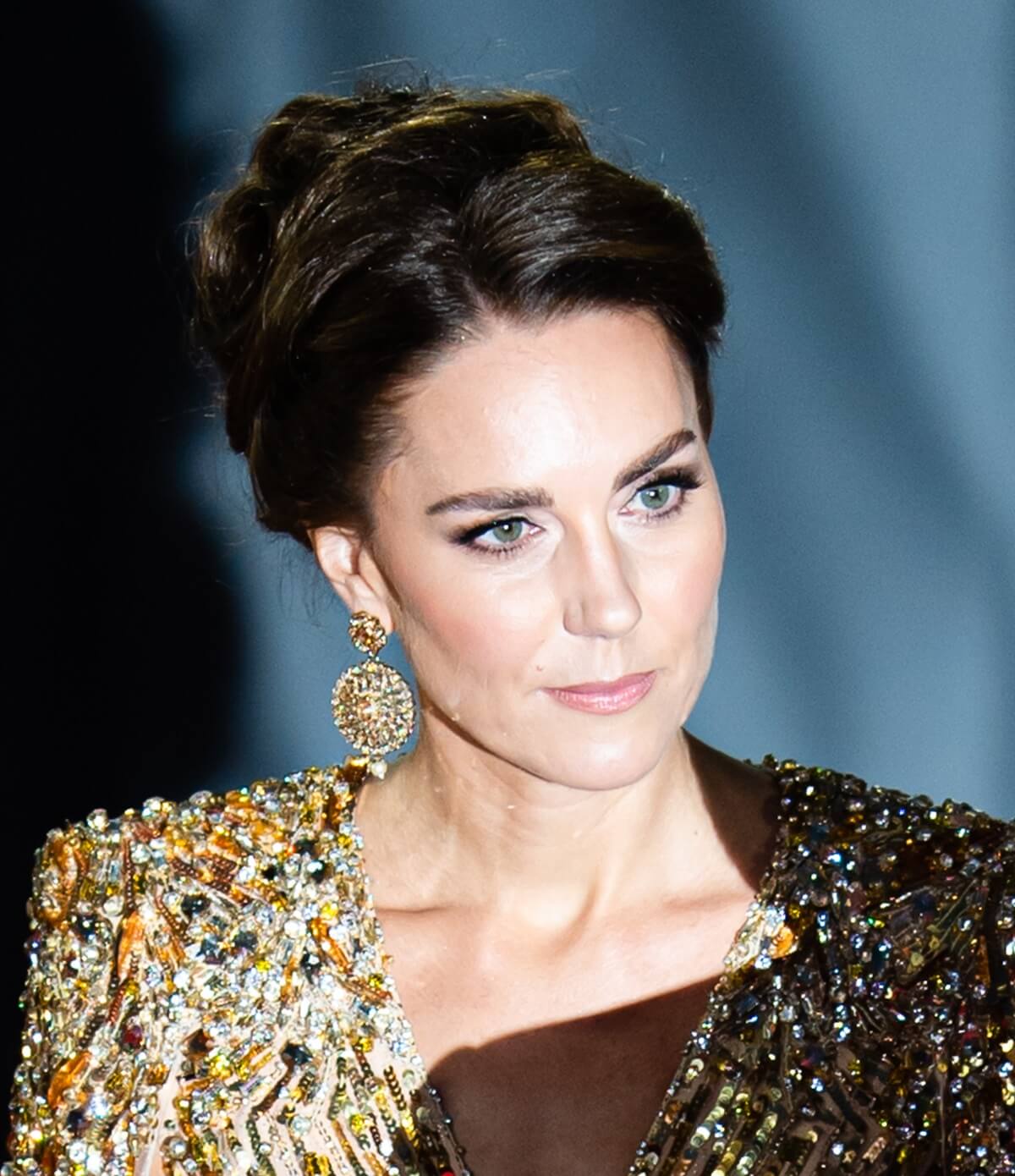 Kate Middleton attends the 'No Time To Die' world premiere in London