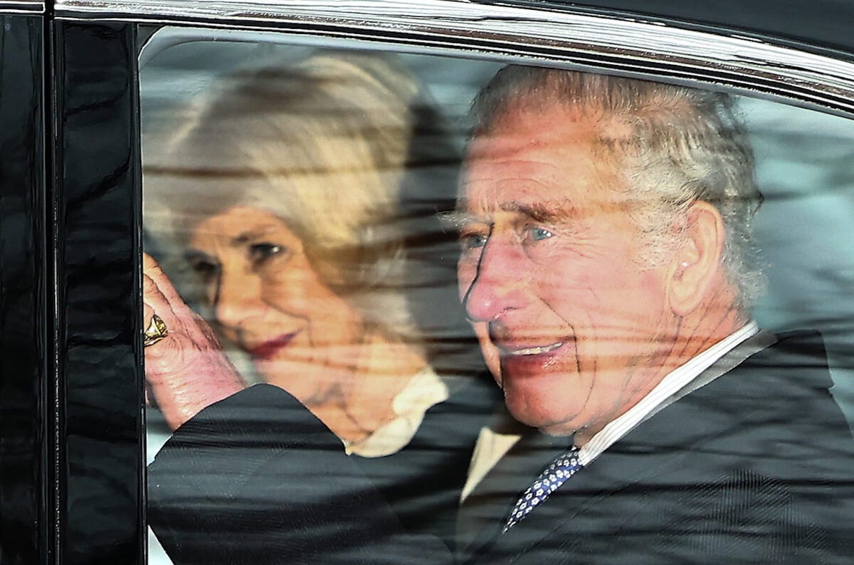 King Charles and Queen Camilla are seen days following cancer diagnosis announcement