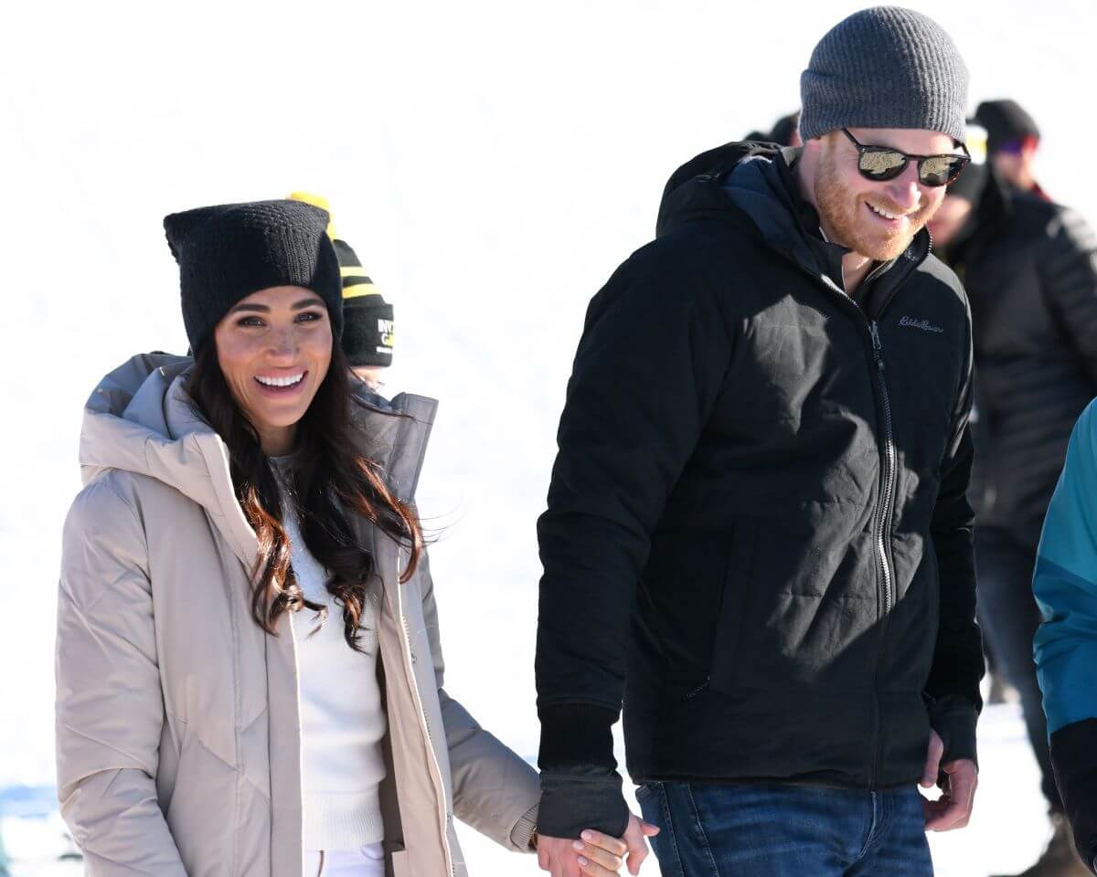 Meghan Markle and Prince Harry at the Invictus Games One Year To Go Event in Whistler, Canada