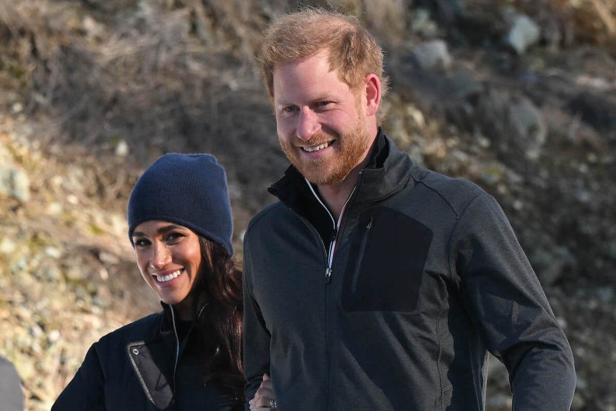 Meghan Markle and Prince Harry, who are parents to Prince Archie and Princess Lilibet, smile in Canada
