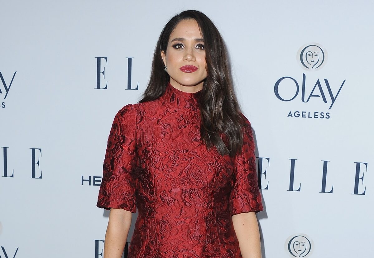 Meghan Markle arrives at ELLE's 6th Annual Women In Television Dinner