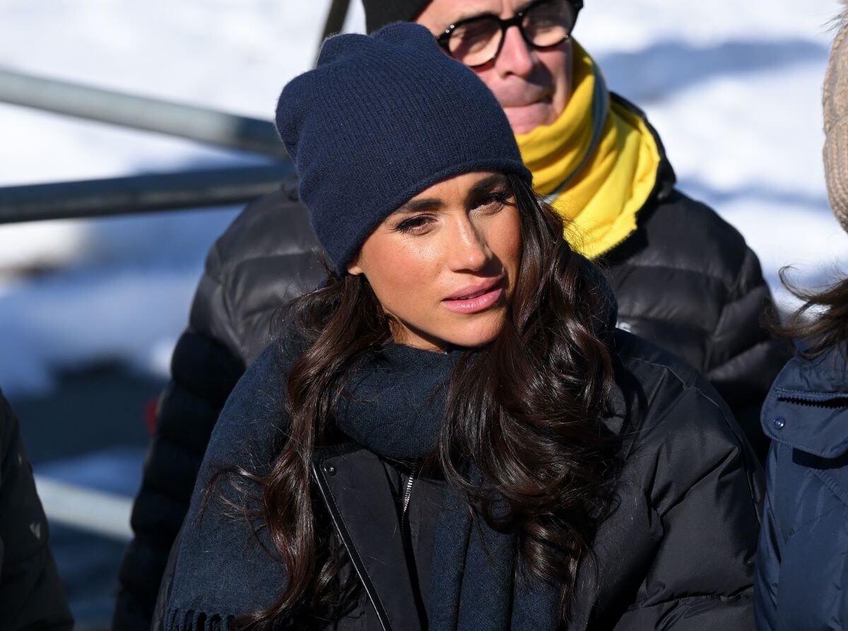 Meghan Markle looking on during the Invictus Games One Year To Go Event in Whistler, Canada