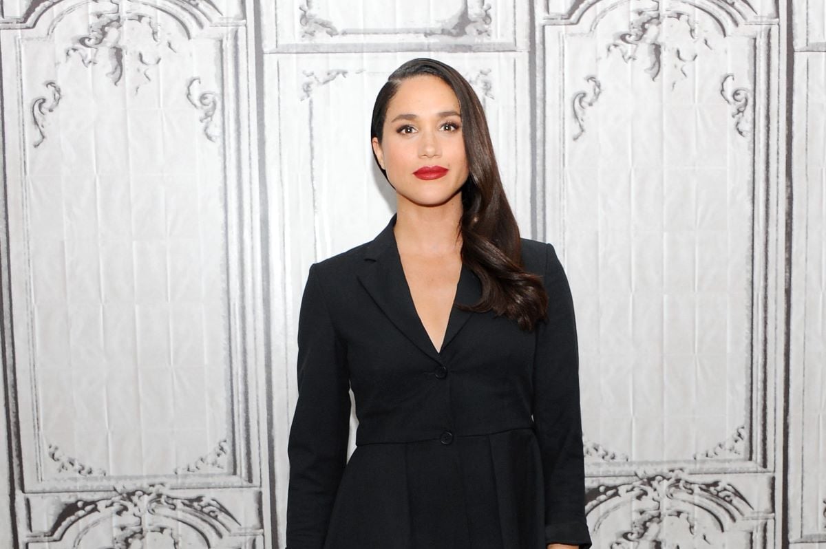 Meghan Markle photographed during AOL Build at AOL Studios in New York