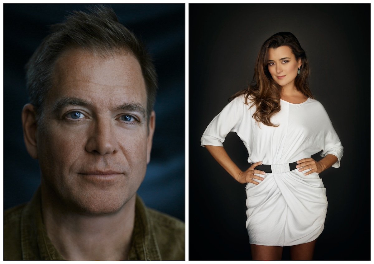 Potraits of Michael Weatherly and Cote de Pablo