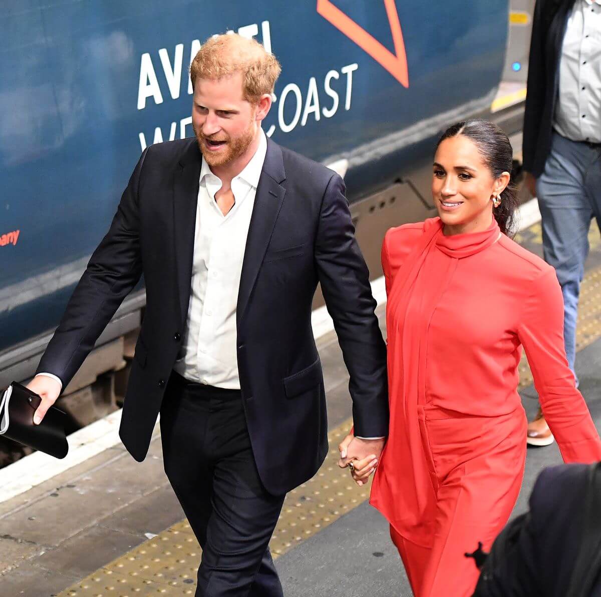 Prince Harry and Meghan Markle attend award ceremony in London