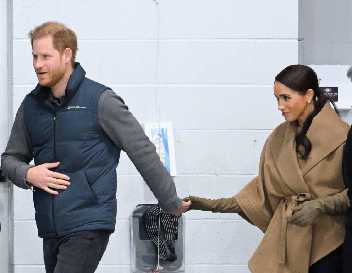 Prince Harry and Meghan Markle attend the Invictus Games One Year To Go Winter Training Camp at Hillcrest Community Centre in Vancouver, Canada
