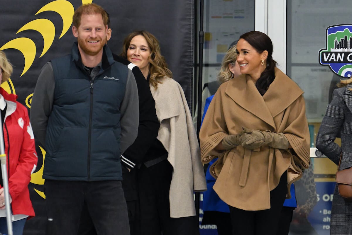 Prince Harry and Meghan Markle on their Canada trip in February 2024