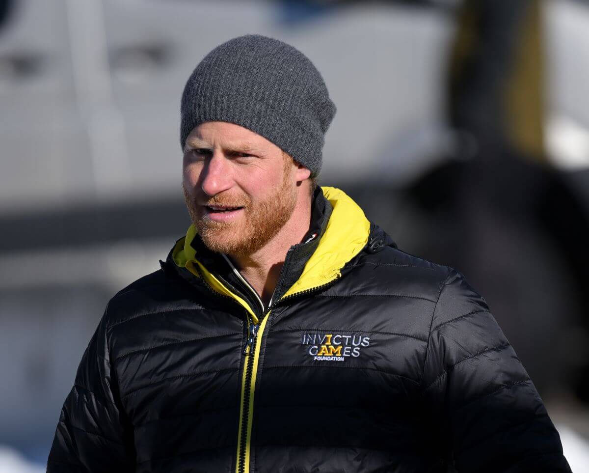 Prince Harry during the Invictus Games One Year To Go Event in Whistler, Canada