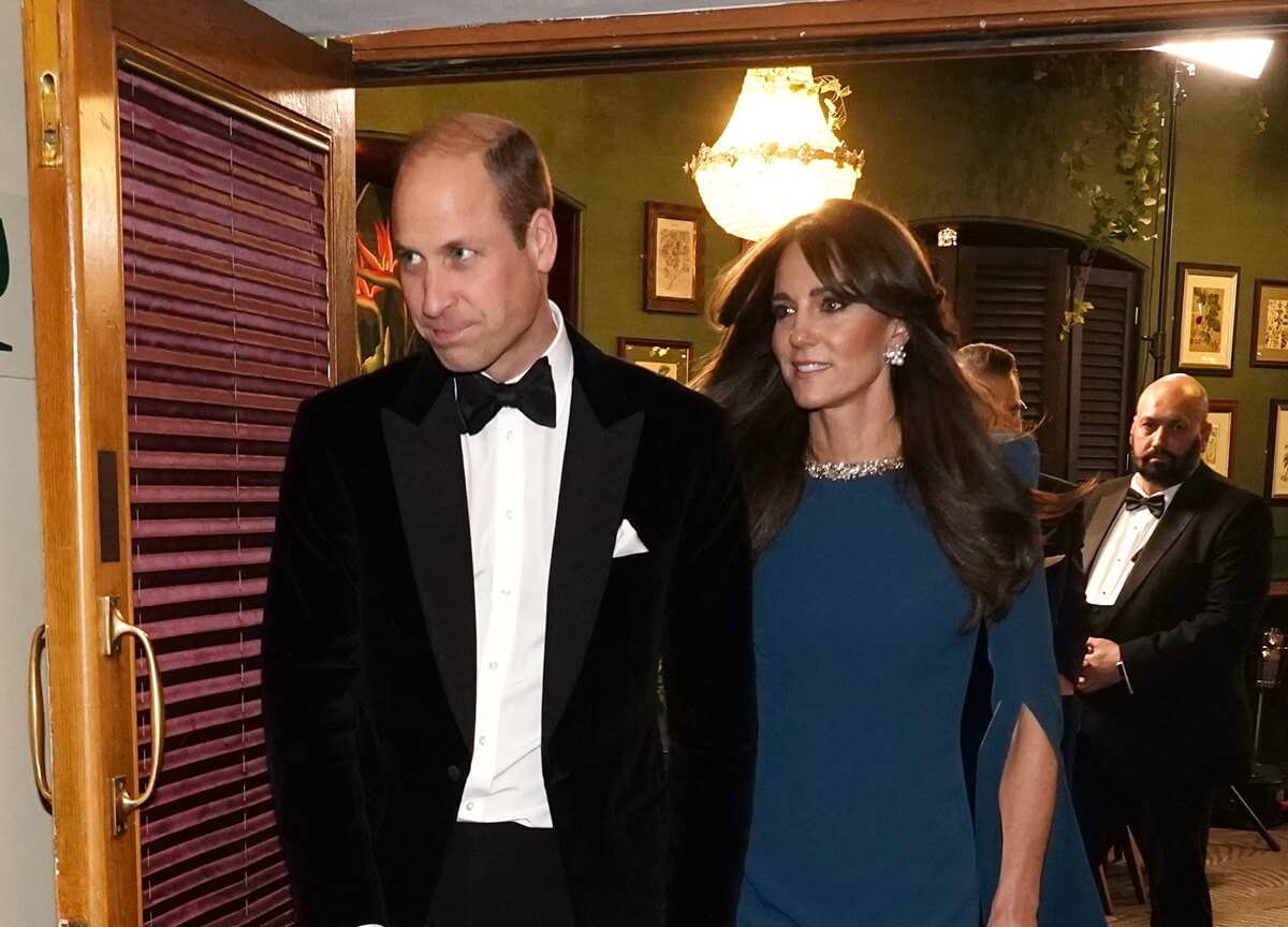 Prince William and Kate Middleton attend the Royal Variety Performance at the Royal Albert Hall