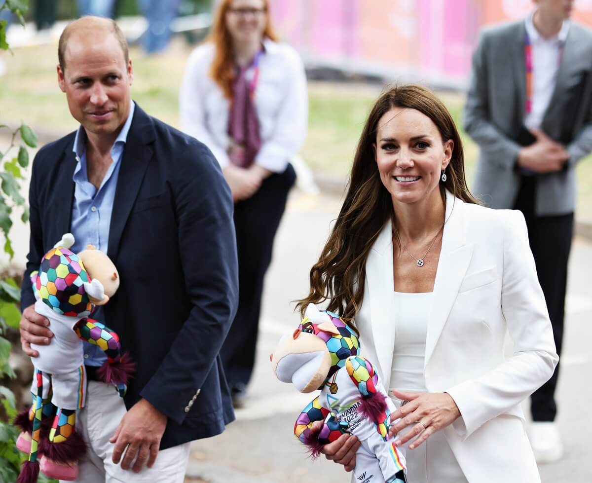 Prince William and Kate Middleton leave the Women's Hockey Group Stage games on day five of the Birmingham Commonwealth Games