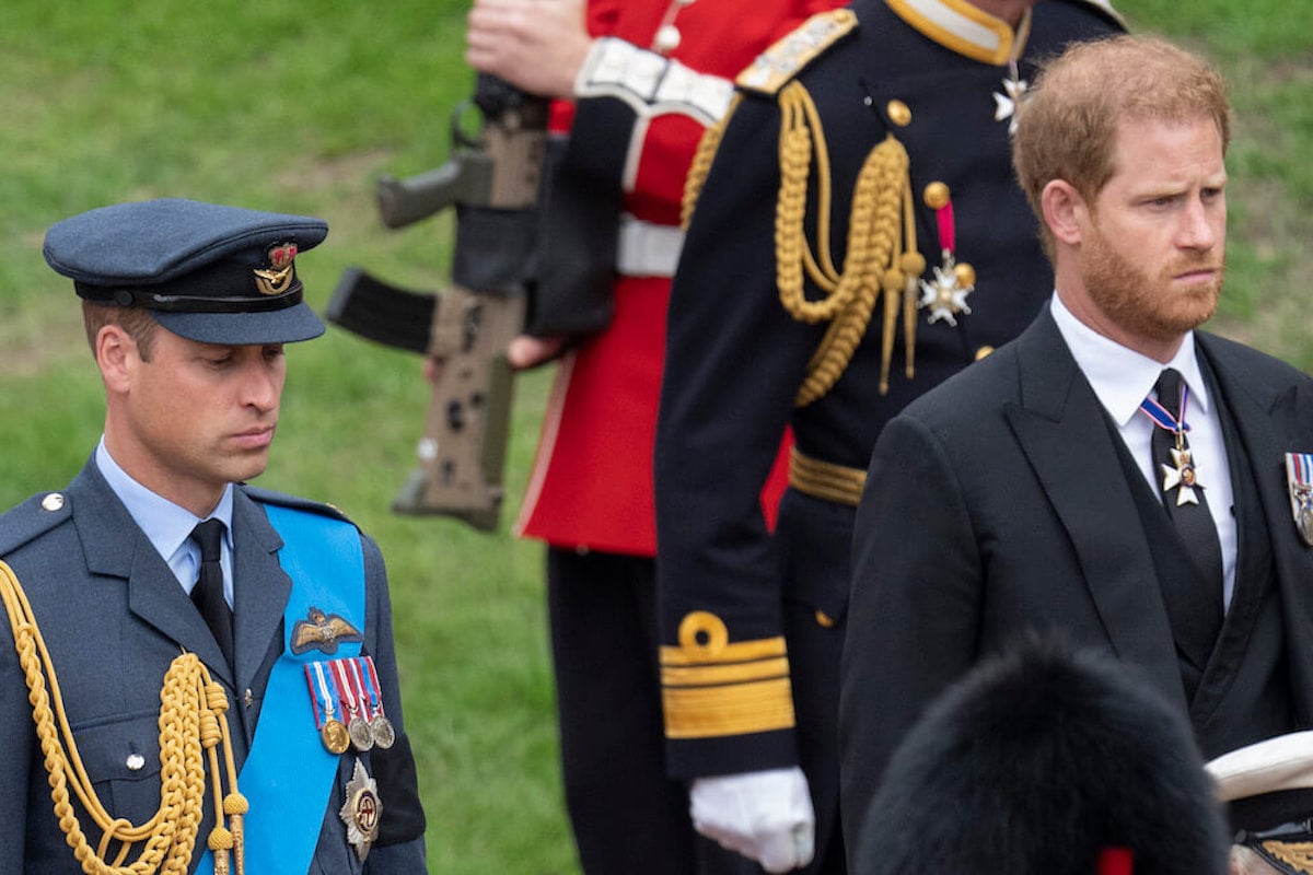 Prince William, who is reportedly jealous of the Invictus Games, stands next to Prince Harry in 2022