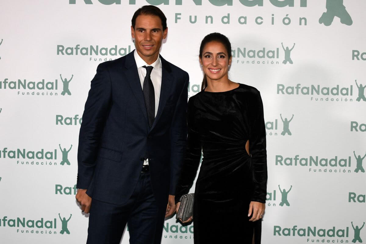 Rafael Nadal and Maria Francisca 'Xisca' Perello attended the celebration of the anniversary of the Rafa Nadal Foundation