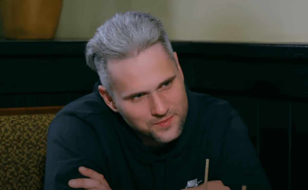 Ryan Edwards since inside a restaurant during an episode of 'Teen Mom'