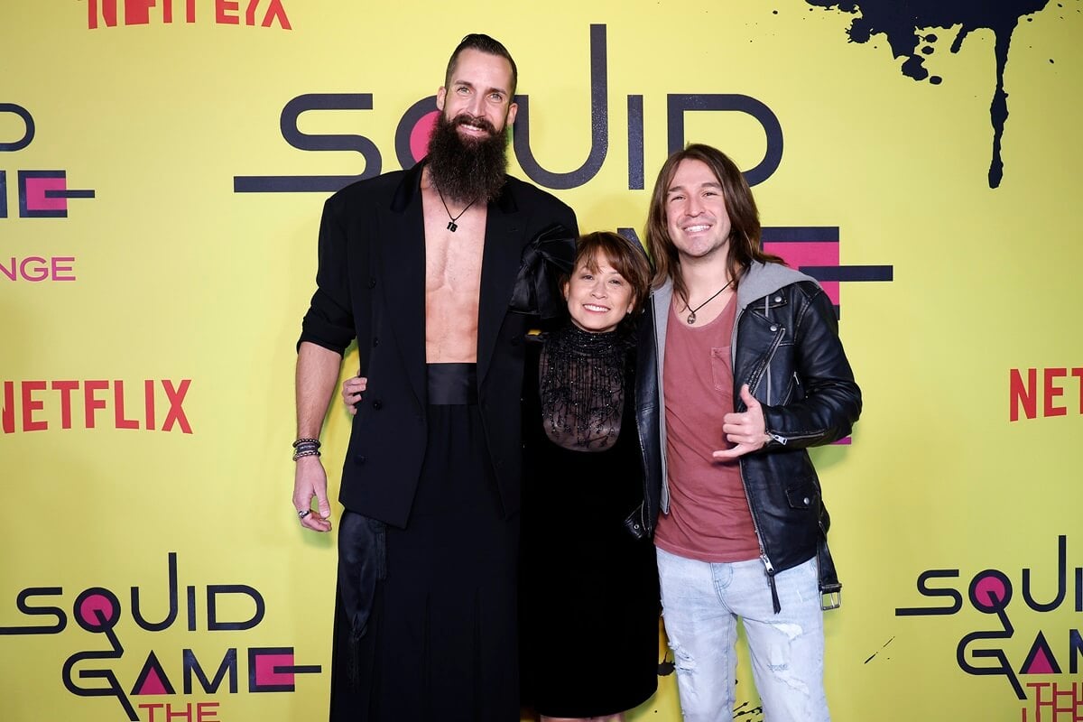 Finalists Sam Wells, Mai Whelan, and Phill Cain attend Netflix's "Squid Game: The Challenge" finale watch party.