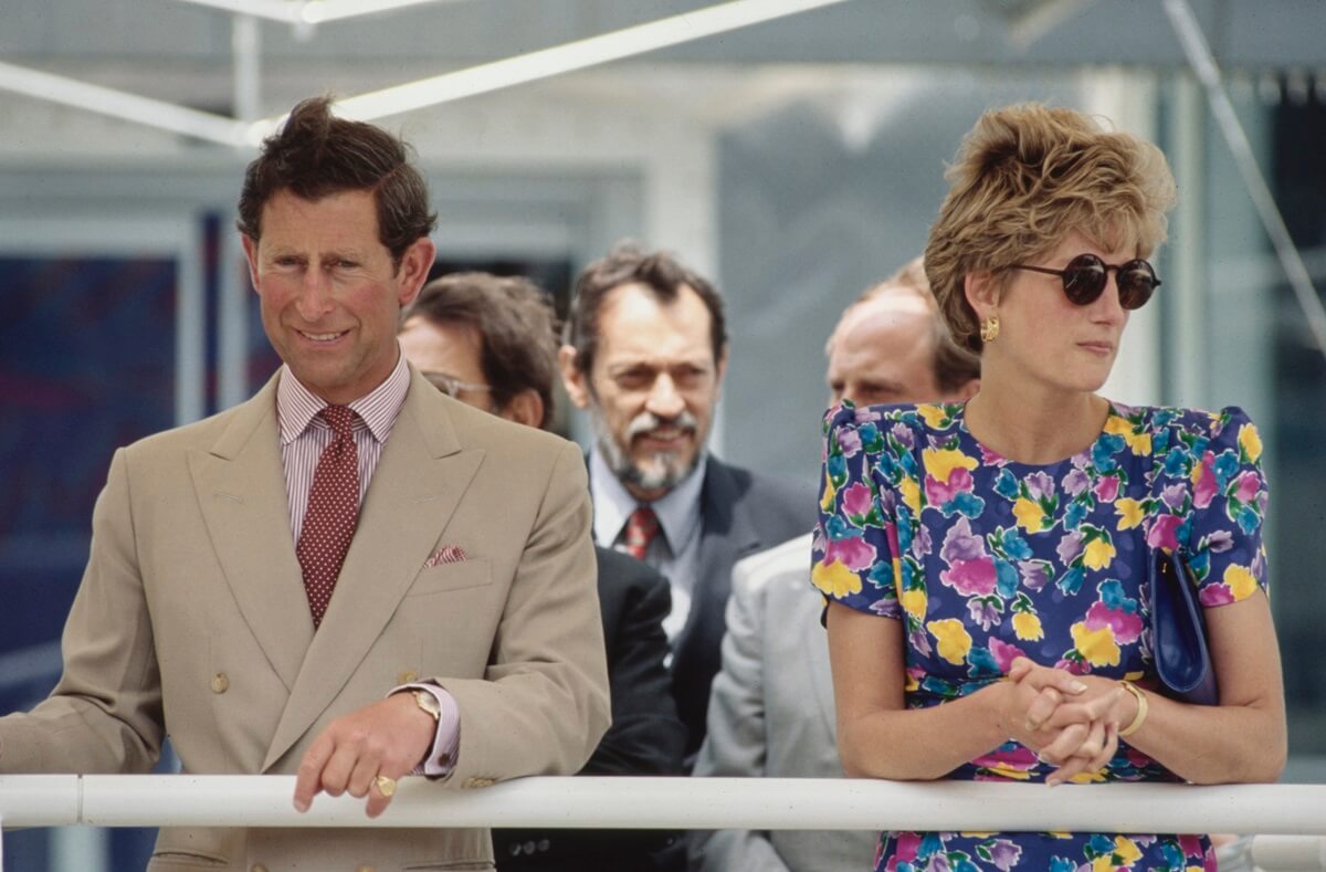 Then-Prince Charles and Princess Diana at Seville Expo '92 in Spain