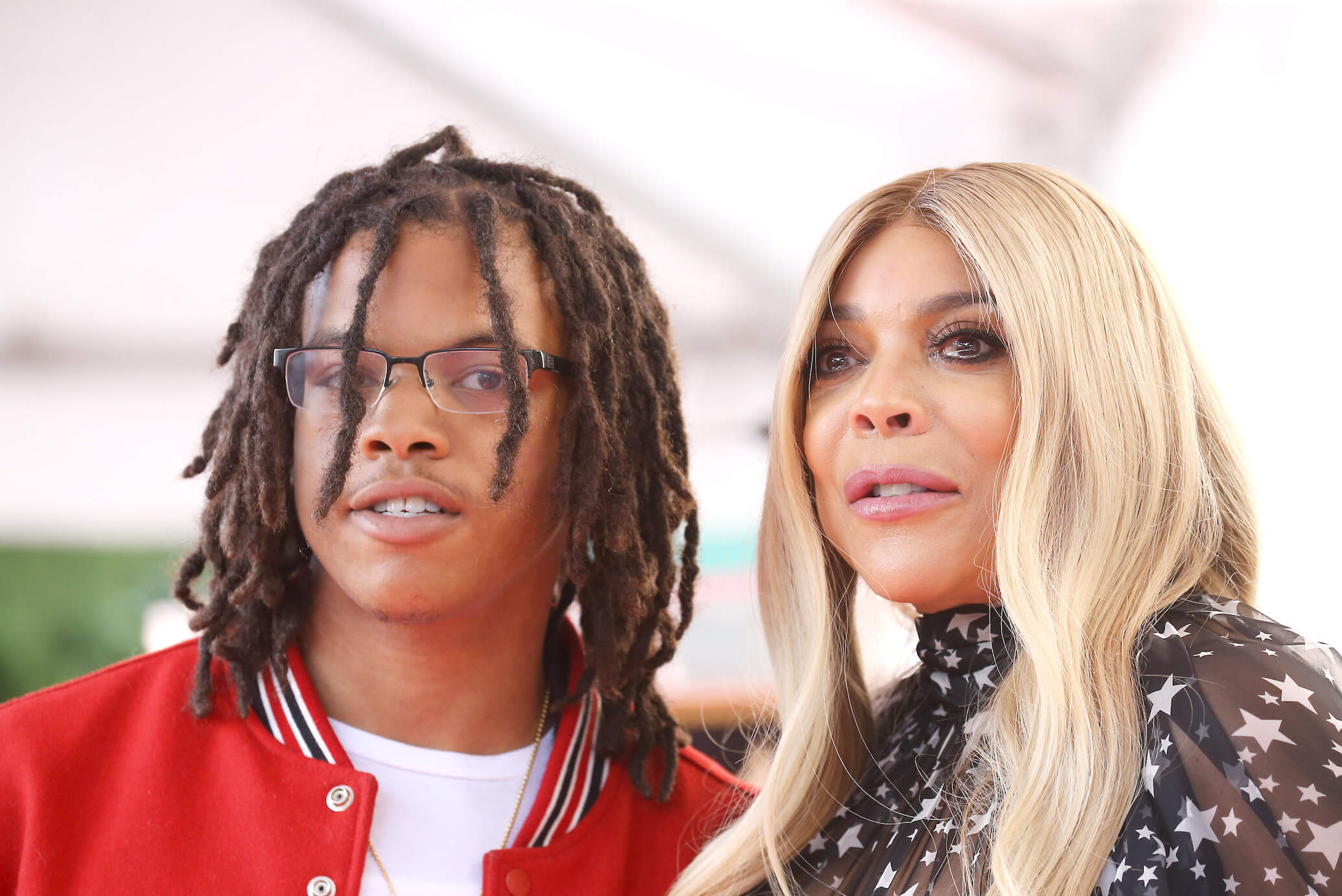Wendy Williams standing next to her son, Kevin Hunter Jr.