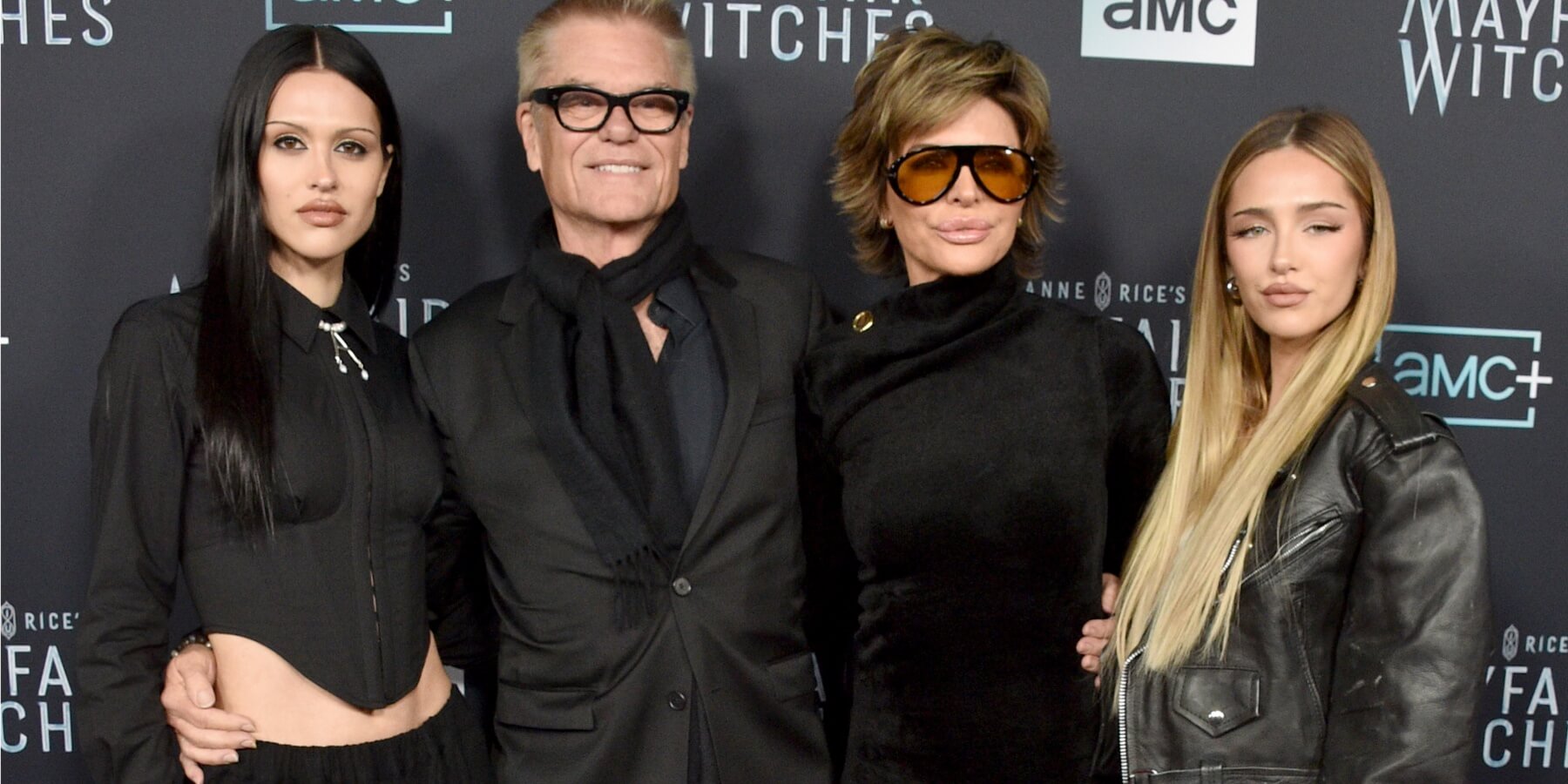 Amelia Hamlin, Harry Hamlin, Lisa Rinna and Delilah Hamlin photographed in 2022