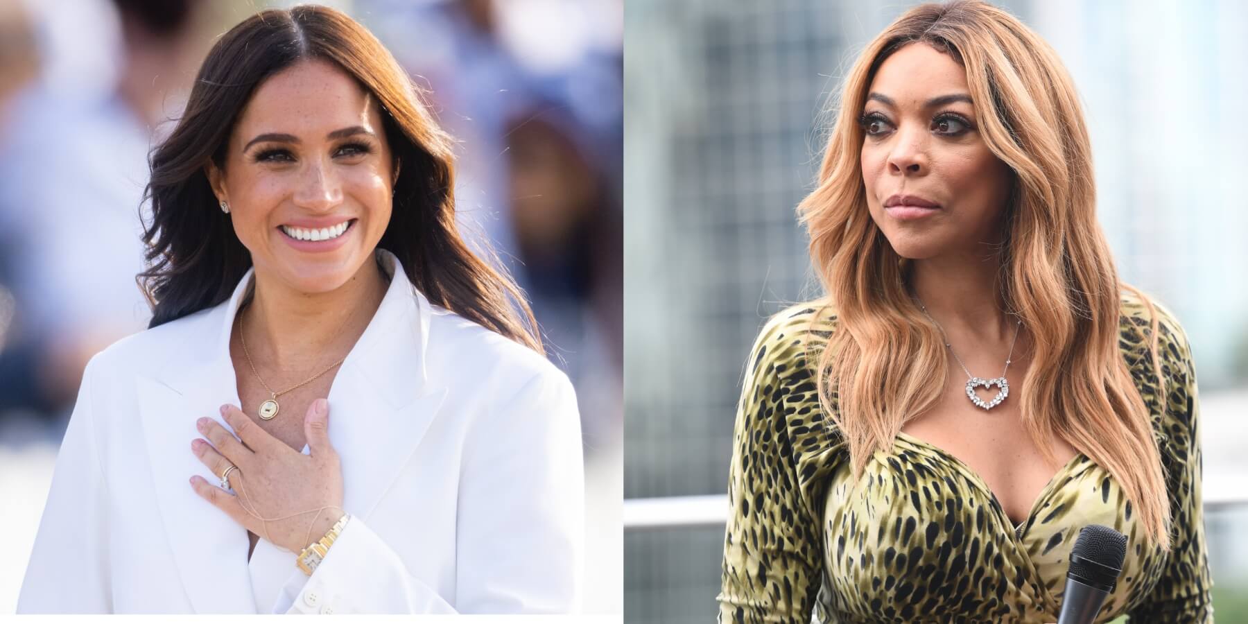 Meghan Markle and Wendy Williams in side-by-side photographs