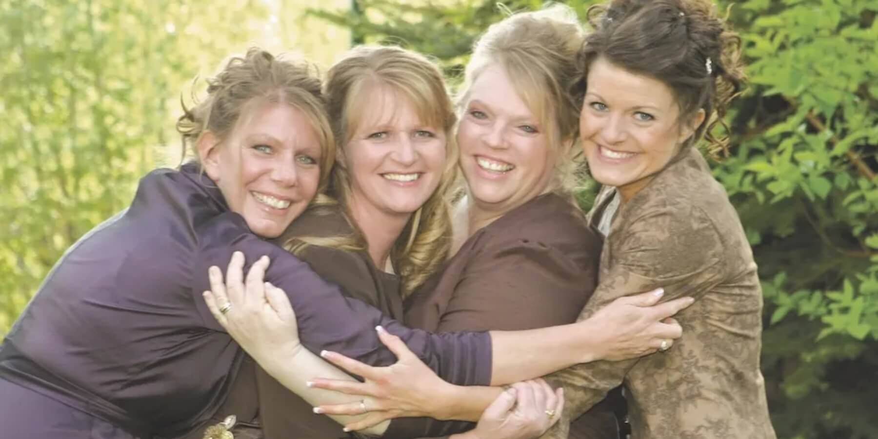 Meri Brown, Christine Brown, Janelle Brown, and Robyn Brown of TLC's 'Sister Wives'