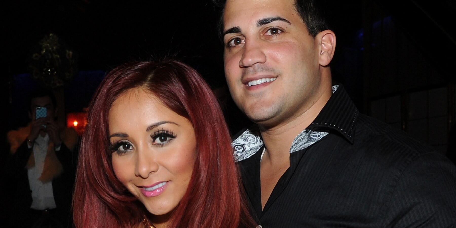 Nicole Polizzi and Jionni LaValle photographed together in 2013.