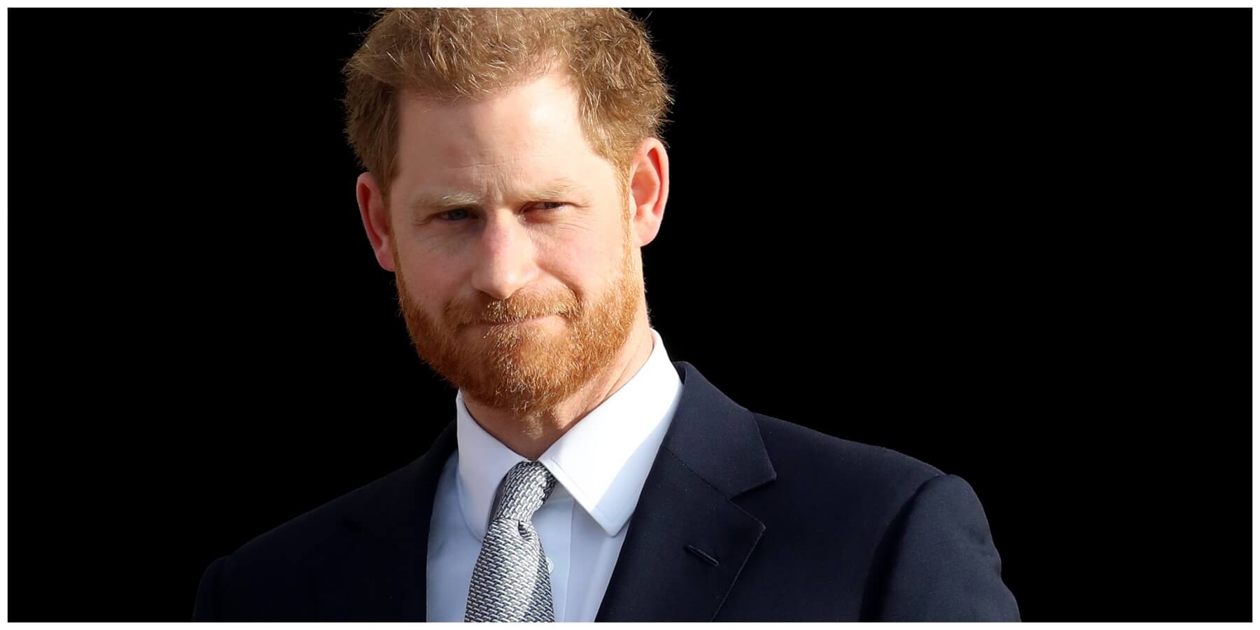 Prince Harry photographed at Buckingham Palace on January 16, 2020
