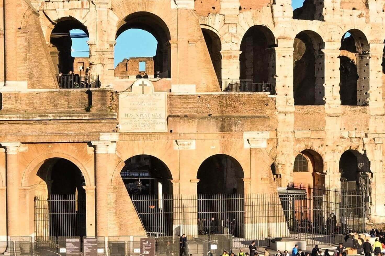 Part of the Colosseum