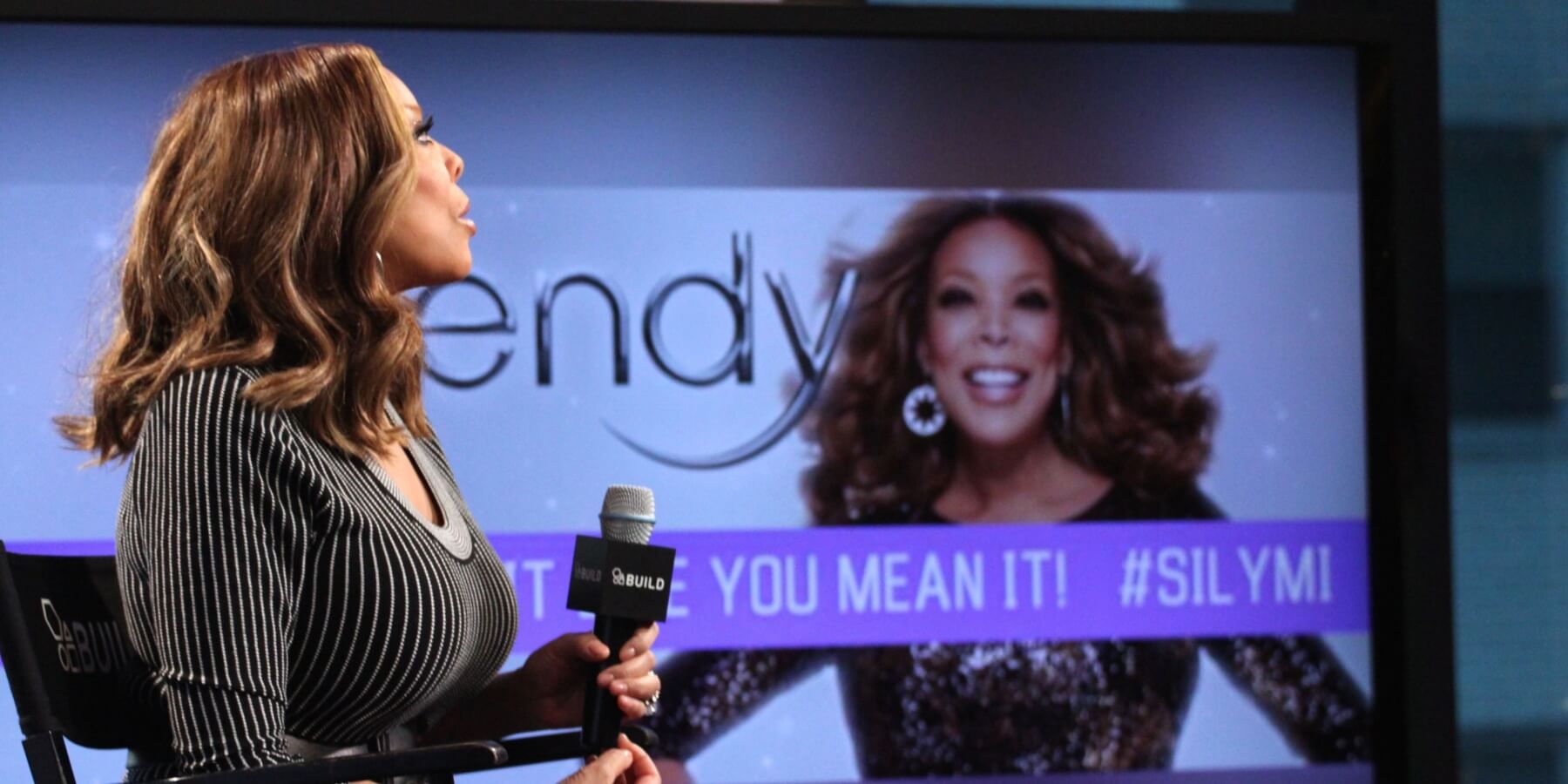 Wendy Williams on the set of the 'Wendy' Show in 2016