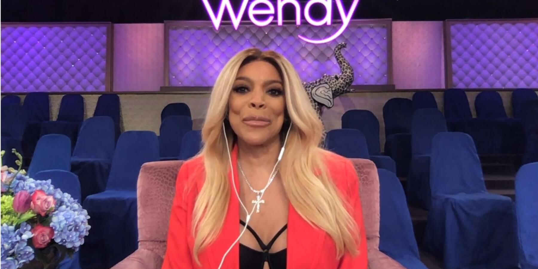 Wendy Williams on the set of the 'Wendy' Show