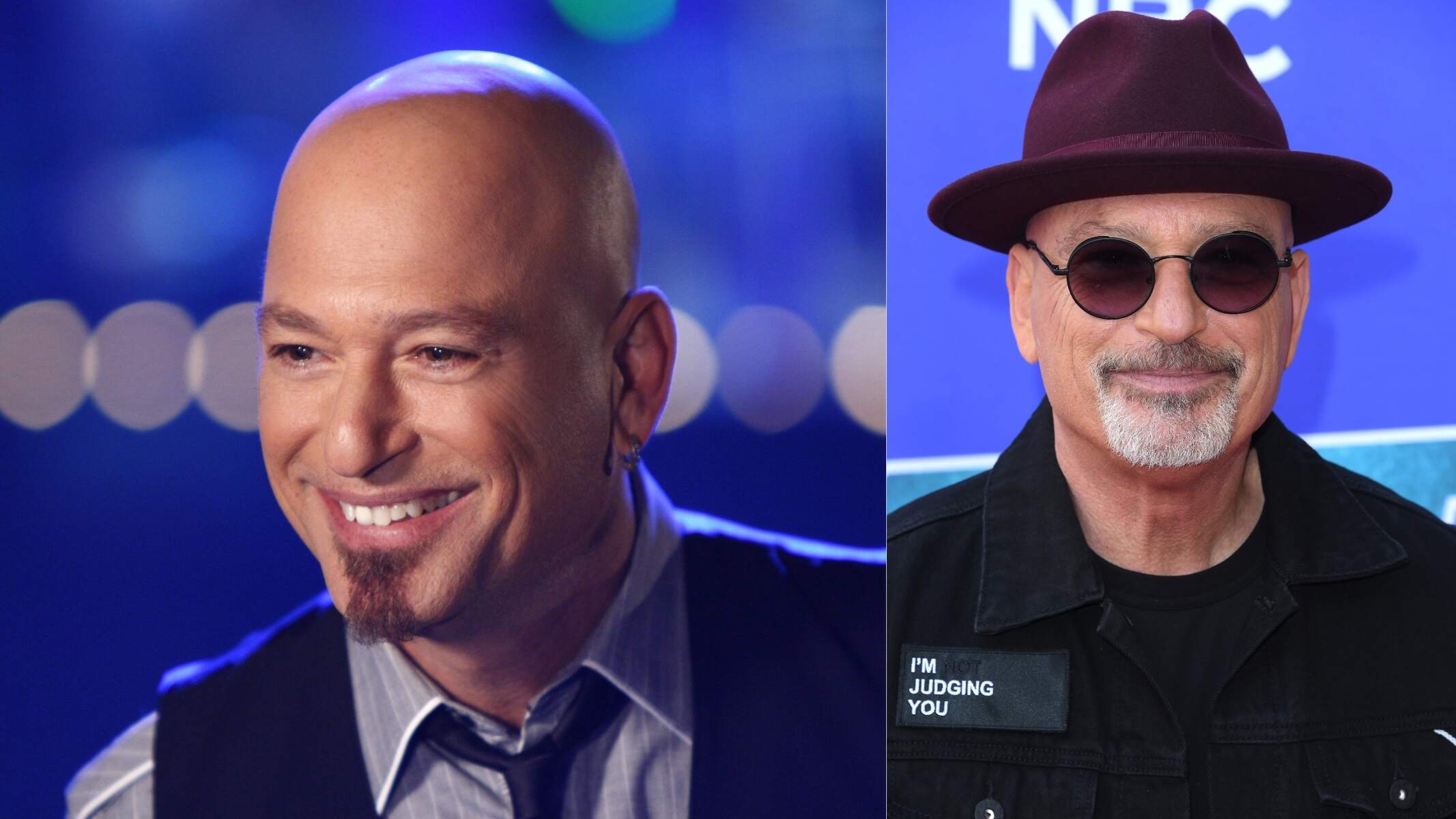 America's Got Talent judge Howie Mandel in 2010 and 2024