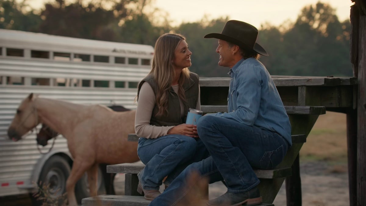 Farmer Nathan talks with Megan in 'Farmer Wants a Wife' Season 2