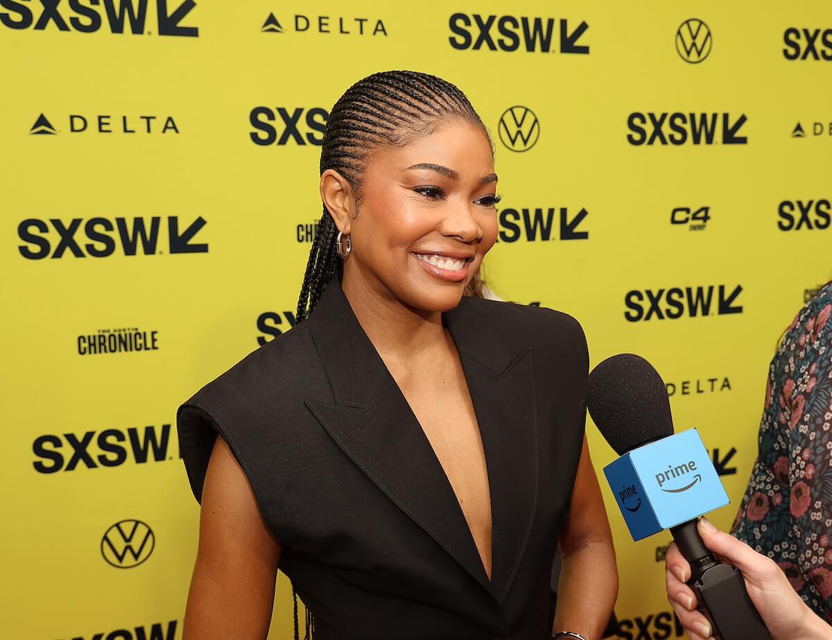 Gabrielle Union chats on the red carpet at 2024 SXSW