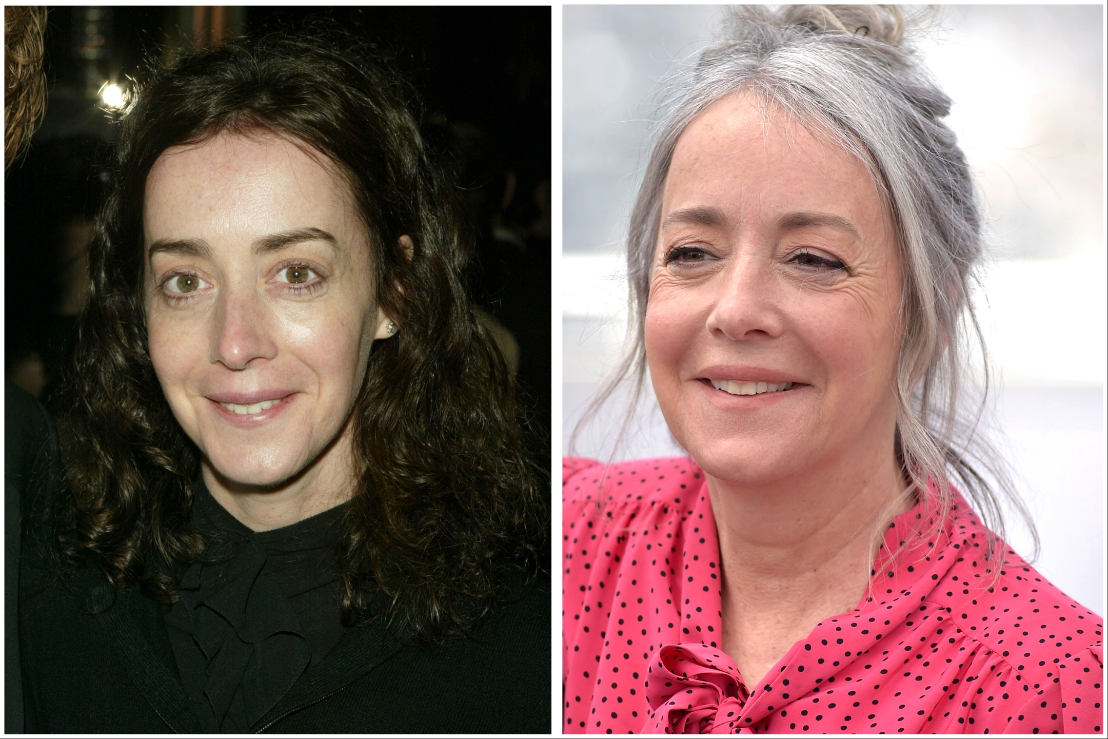 'Eternal Sunshine of the Spotless Mind' cast member Jane Adams in 2004 and 2023