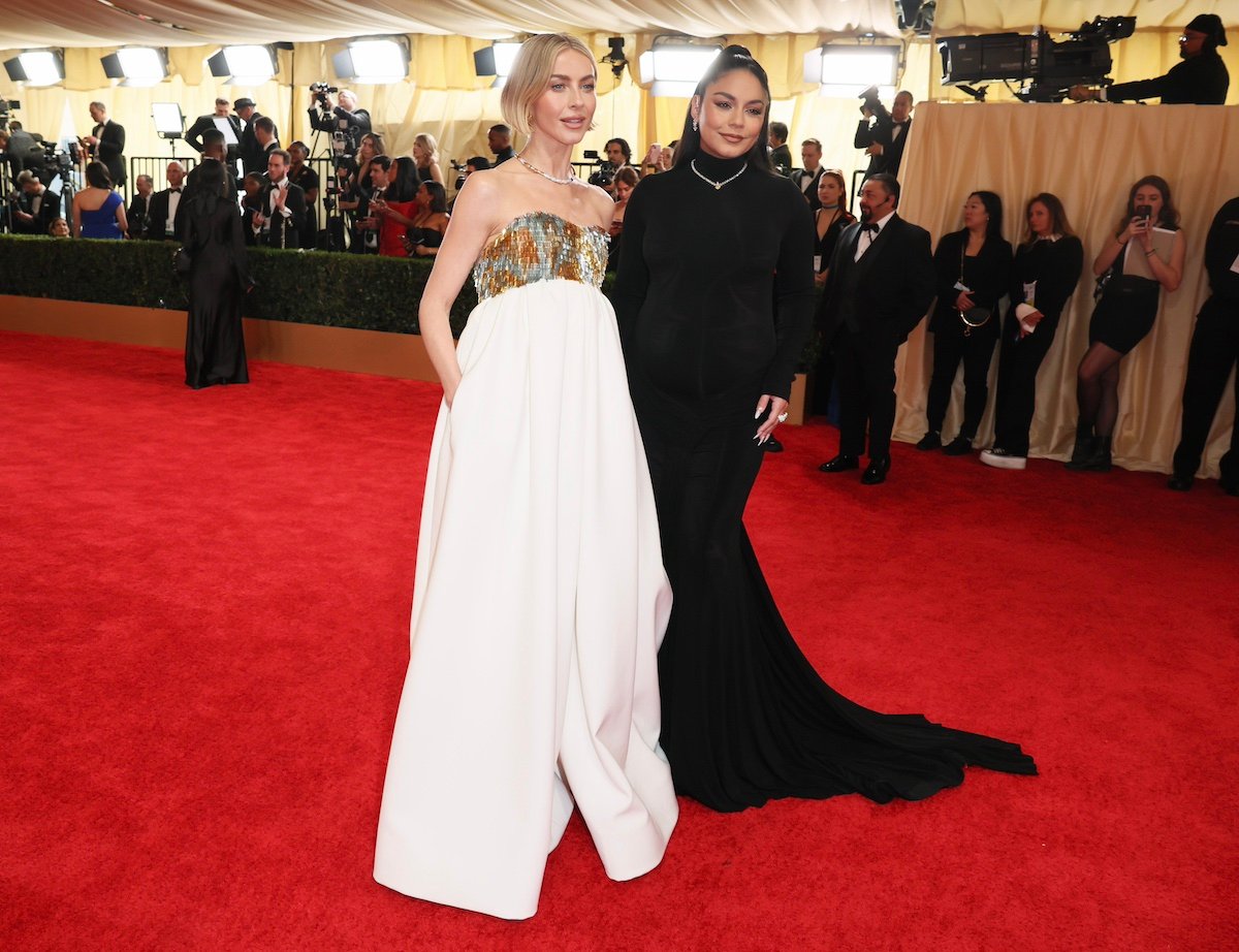 Julianne Hough and Vanessa Hudgens on the 2024 Oscars red carpet