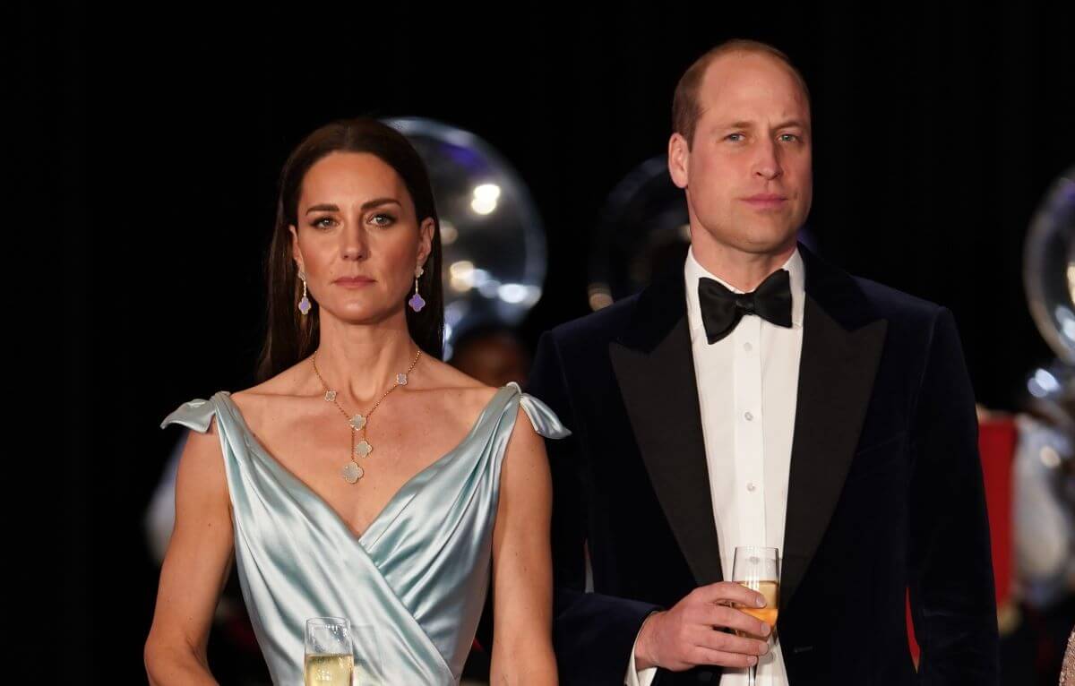 Kate Middleton and Prince William attend a reception in Nassau, Bahamas