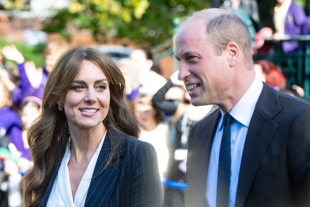 Kate Middleton and Prince William, who are reportedly focused on family time with their children, not Kate's return to work, at an event